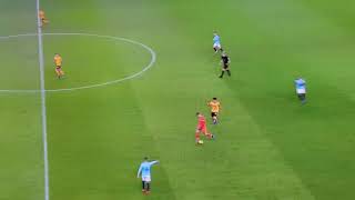 Man Citys Ederson mocks Wolves and plays in midfield [upl. by Valerian]