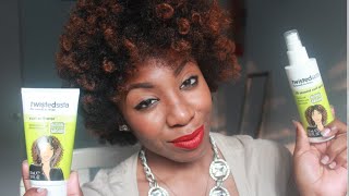 Review  Twisted Sista Curl Activator Creme  30 Second Curl Spray [upl. by Lehpar]