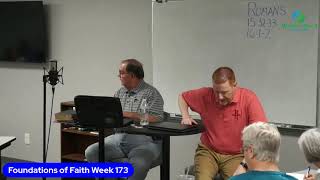 Foundations of Faith Week 173 [upl. by Alfeus493]