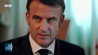 Macron quotNon mi dimetto a breve la Francia avrà un nuovo premierquot [upl. by Aidyl792]