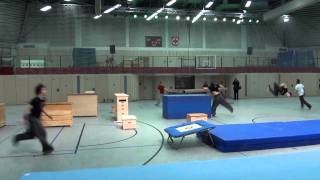 ParkourPräsentation des KSV Baunatal am 19022011 [upl. by Gabbey]