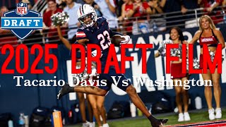 Film Room Arizona DB Tacario Davis Vs Washington [upl. by Eentrok]