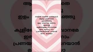 Mozhikalum❤️shortvideo malayalamsonglyrics shortfeed [upl. by Barnum286]