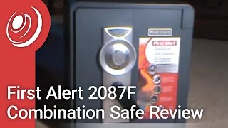 First Alert 2087F WaterFireTheft Combination Safe Review [upl. by Eilerua701]