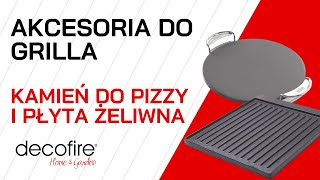 🍕 Kamień do pizzy i płyta żeliwna na grilla – jakie wybrać  DECOFIRE [upl. by Zerat]