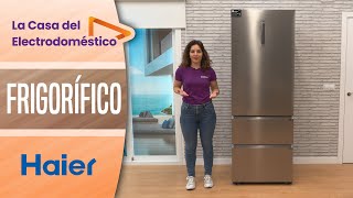 ❄ Haier frigorífico combi  HTW7720ENMP [upl. by Enitsrik]