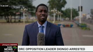 DRC opposition leader Diongo arrested [upl. by Nytsuj608]