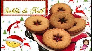 ♡❄ SABLES DE NOEL A LA CONFITURE ❄♡ [upl. by Drew]