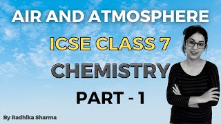 Air and Atmosphere  ICSE CLASS 7 Chemistry  Part  1 [upl. by Siffre306]