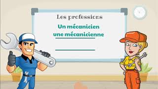 Les professions  The Professions  Level 1  French Dictation Practice [upl. by Anayhd75]