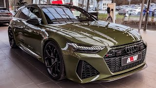 2024 Audi RS6 PERFORMANCE 630HP  Exclusive Interior Sound and Exterior details [upl. by Saffren]