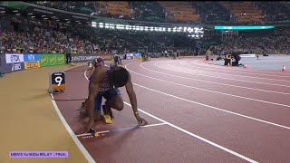 4x400m Mens Relay Final Budapest 2023 [upl. by Rihsab]