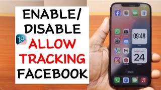 How to Enable or Disable Facebook Allow Tracking on iPhone on iOS 18 [upl. by Doughty]