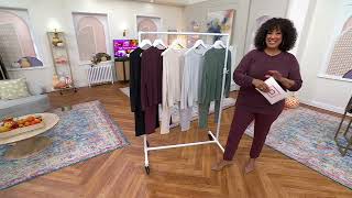 Barefoot Dreams CozyChic Lite Pullover Luxe Lounge Pant Set on QVC [upl. by Enisamoht]