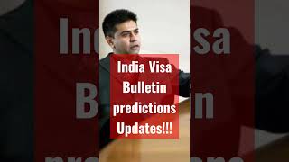 India Visa Bulletin predictions daily visabulletin india shorts [upl. by Morris548]