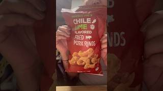 ASMR Trader Joe’s New Flavor Pork Rind likeandsubscribe asmrsounds asmr eating foodie yummy [upl. by Nesilla]