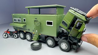 Most Realistic Mercedes Armoured Truck Off Road 4X4 Unboxing Diecast Model [upl. by Afihtan860]