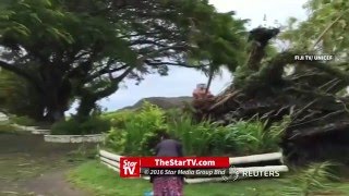 A man killed during Fiji storm [upl. by Satsoc437]