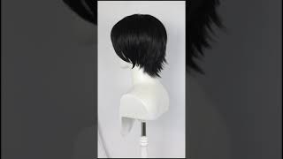 Dokidoki Anime Cosplay Wig Short Black [upl. by Anuayek]