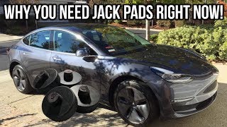 Tesla Model 3 Why You Need Jack Pads Now [upl. by Eintrok568]