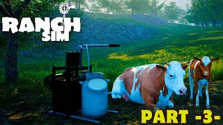 Ranch Simulator Part 3 Complete the mission and buy a cow [upl. by Norra]