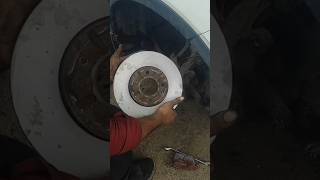 Disc plate turning new disc pad installationlike automobile tata [upl. by Kram]