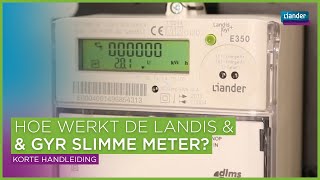 Slimme meter werking Landis amp Gyr korte uitleg [upl. by Kay]