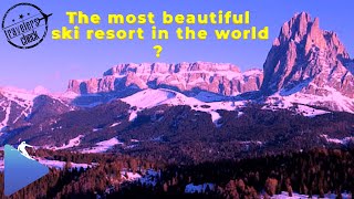 Val Gardena ski resort review 4K I Ski Resorts Video [upl. by Tymon]