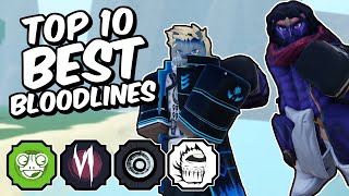 Top 10 BEST Shindo Life Bloodlines [upl. by Aneertak]