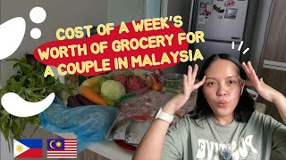 Expat couples COST of 1 week worth of GROCERY in Malaysia  Cost of Goods 2024  Honeys MY Stories [upl. by Shir]