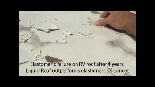 RV Roof Magic Fix roof Leaks once with the only Liquid Butyl Rubber in the world [upl. by Holly]