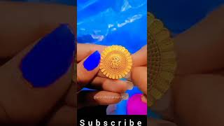 Woman gold ring design ll ring design ll trending fashion cosmetics shots viralshort short [upl. by Ardeen349]