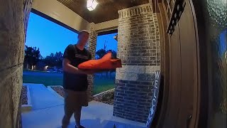 DoorDash Pizza Delivery Guy Upset Over 5 Tip [upl. by Silvers]