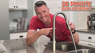 How to Replace a Kitchen Faucet in 30 Minutes [upl. by Reddin]