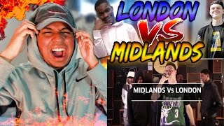 London vs Midlands Reaction  Cypher Dave AJ Tracey Kamakaze Eyez Mez Jammz Prophey [upl. by Onitnevuj]