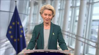 Message by President von der Leyen on the occasion of The Idea of Europe [upl. by Aniala]