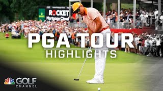 PGA Tour Highlights 2023 Rocket Mortgage Classic Round 4  Golf Channel [upl. by Hardwick712]