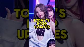 TODAYS KPOP UPDATES 🔥 kpop short [upl. by Einehpets]