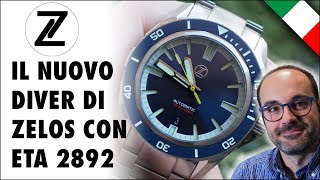 Zelos Swordfish ETA 2892 la recensione del nuovo diver [upl. by Neelahtak153]