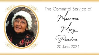 Committal service of the late Maureen Mary Punshon [upl. by Aropizt861]