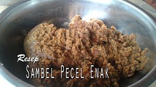 Resep Sambel Pecel Enak [upl. by Cohl]