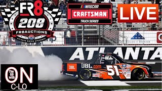 🔴FR8 208 Live NASCAR Craftsman Truck Series Atlanta Play by Play Race Audio and Chat [upl. by Tacklind]