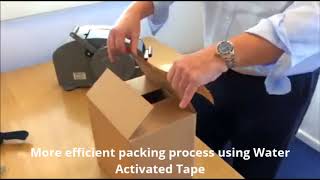 Why use gummed paper tape instead of conventional packing tape [upl. by Aron239]