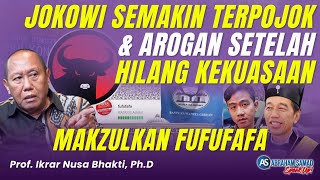 Jokowi Semakin Terpojok amp Arogan Setelah Hilang Kekuasaan Makzulkan Fufufafa  SPEAKUP [upl. by Geilich]