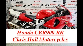 1999 HONDA CBR900RR RS FIREBLADE No2250 chrishallmotorcycles motorcycles honda [upl. by Annotahs]