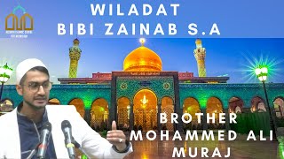 LIVE Wiladat of Bibi Zainab SA  Br Mohammed Ali Muraj  HIC  29112022 [upl. by Laddy363]