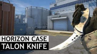 Talon Knife Animations  Horizon Case Update  CSGO [upl. by Timms370]