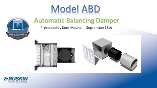 Automatic Balancing Damper Solution Webinar [upl. by Alejandrina]