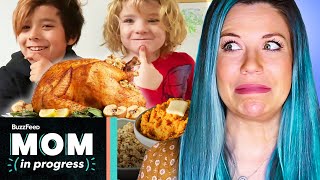 I Let My Kids Cook Thanksgiving Dinner • Mom In Progress [upl. by Aserat]