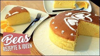 Japanischer Käsekuchen Rezept ツ Perfect Soufflé Cotton Cheesecake backen [upl. by Asare]